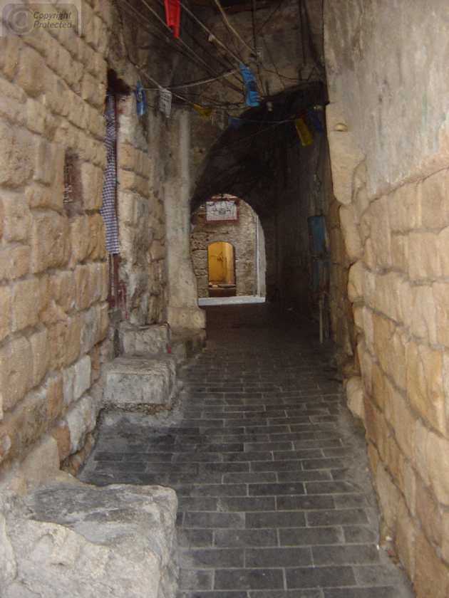 A Covered Passage way in the Old Town Area of Saida